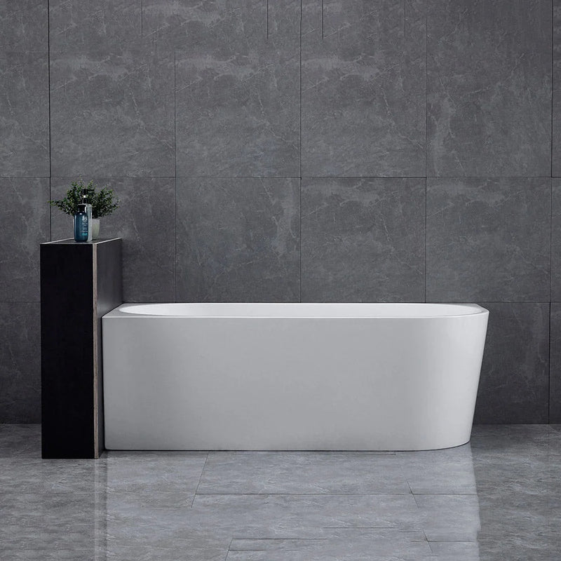 Corner Back to Wall Acrylic Bath Tub